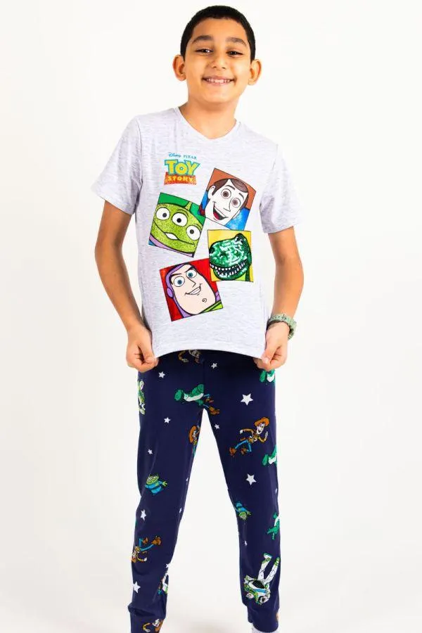 Boys Grey Toy Story PJ