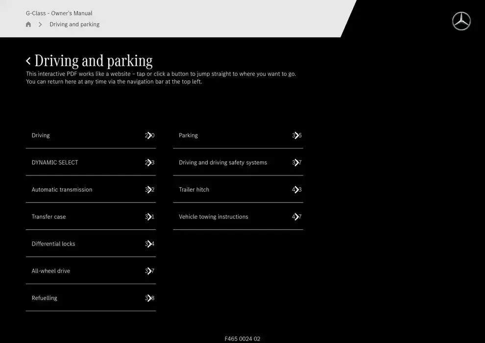 G-Class SUV from 14 January to 30 April 2025 - Offers page 269