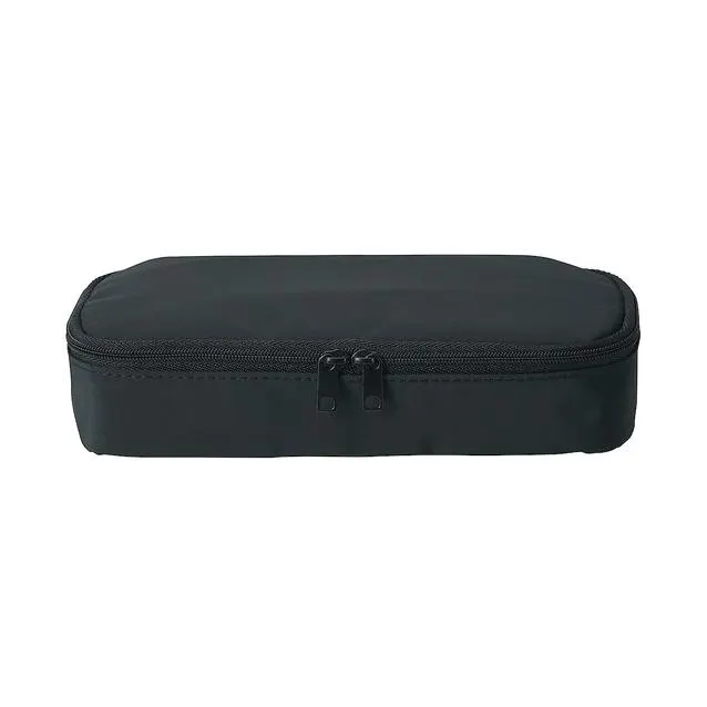 Polyester Pen Case, Large , W 19 x D 8 x L 4.5 cm , Black