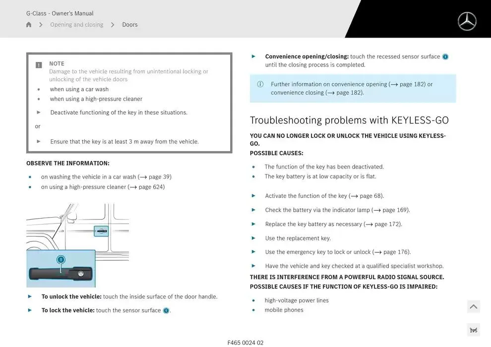 G-Class SUV from 14 January to 30 April 2025 - Offers page 175