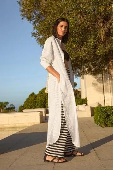 Maxi Beach Shirt Cover-Up