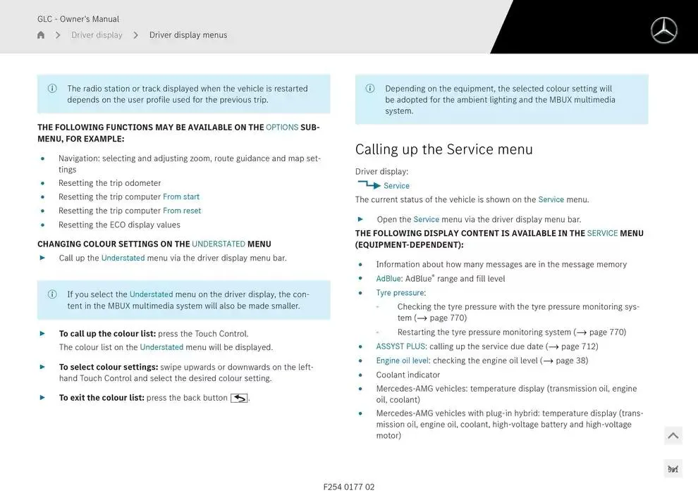 GLC SUV from 14 January to 30 April 2025 - Offers page 531