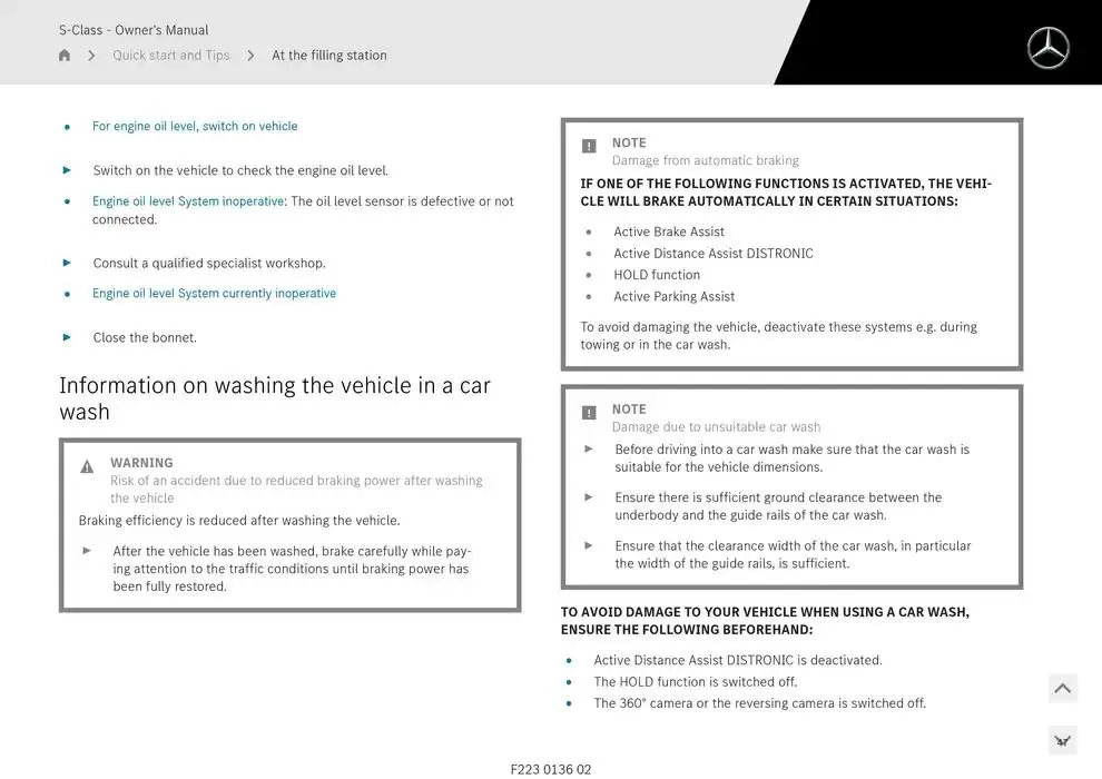 S-Class Saloon Long from 14 January to 30 April 2025 - Offers page 47