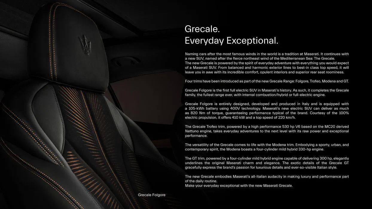 Maserati Grecale from 9 May to 31 January 2025 - Offers page 2