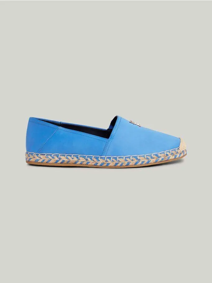 Satin Flat Espadrilles