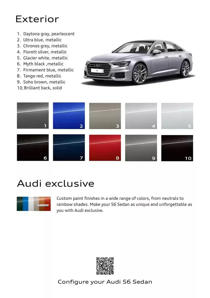 The Audi S6 from 21 January to 31 December 2025 - Offers page 5
