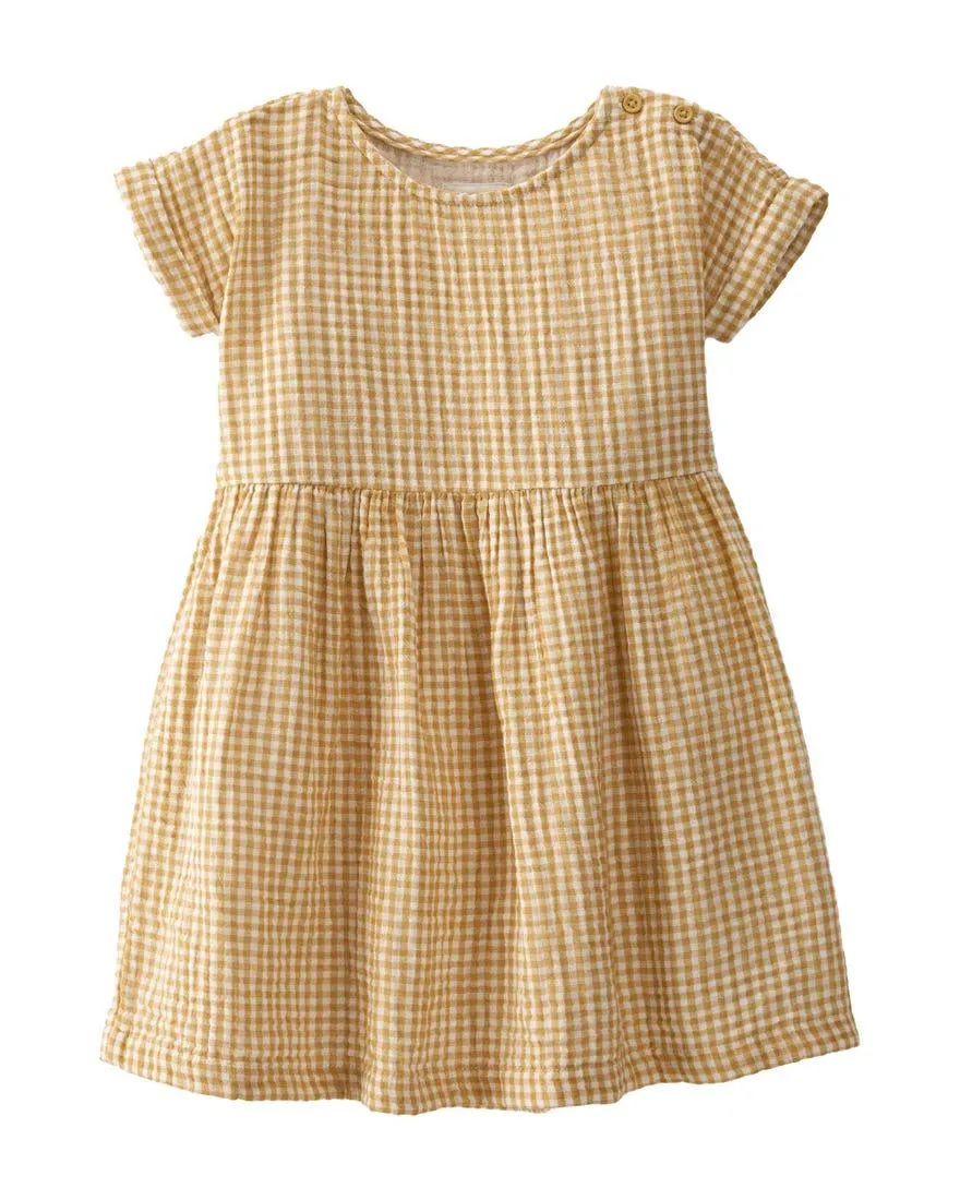 Organic Cotton Gauze Dress