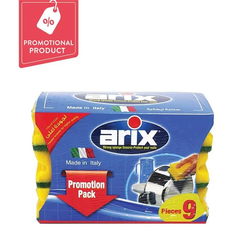 Arix Grip Sponge Promo Pack 9's