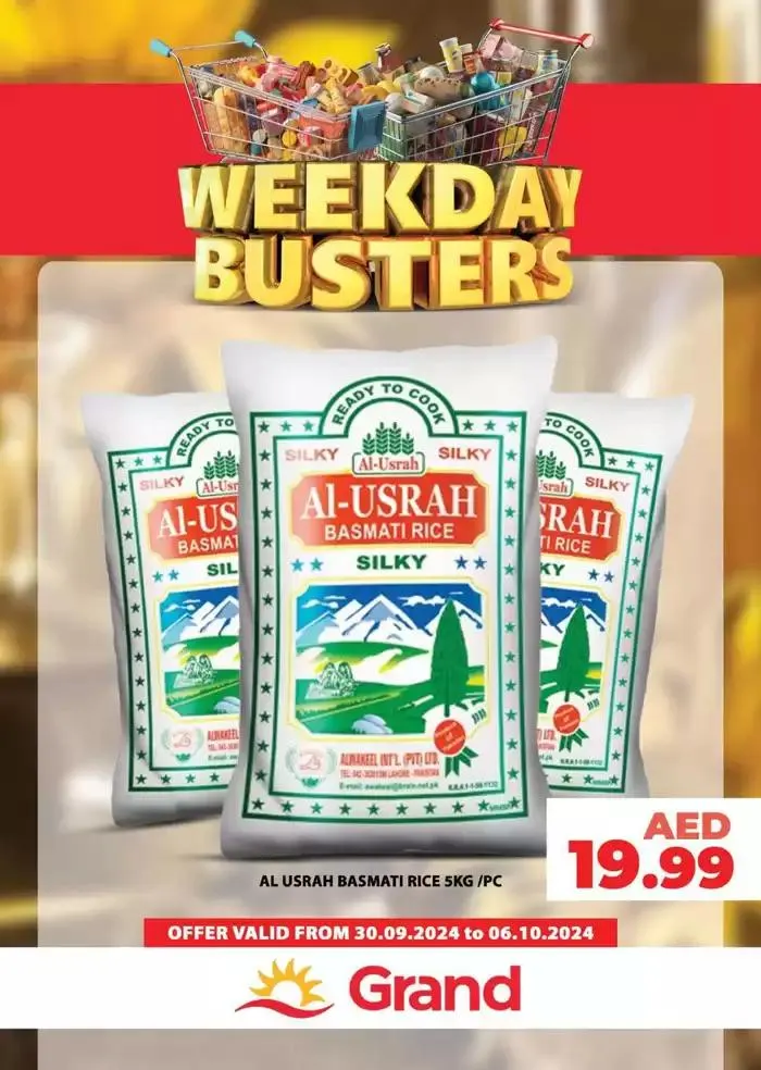 Weekday Busters from 30 September to 6 October 2024 - Offers page 1