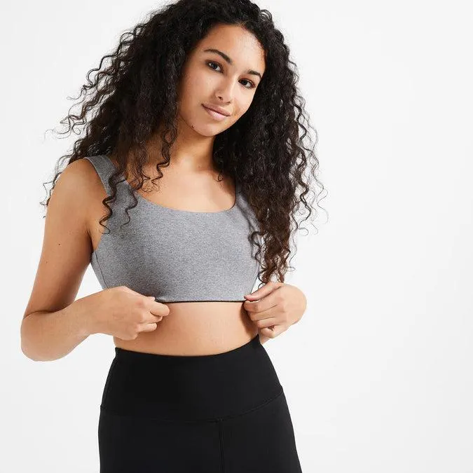 Light Support Fitness Bra 120 - Grey