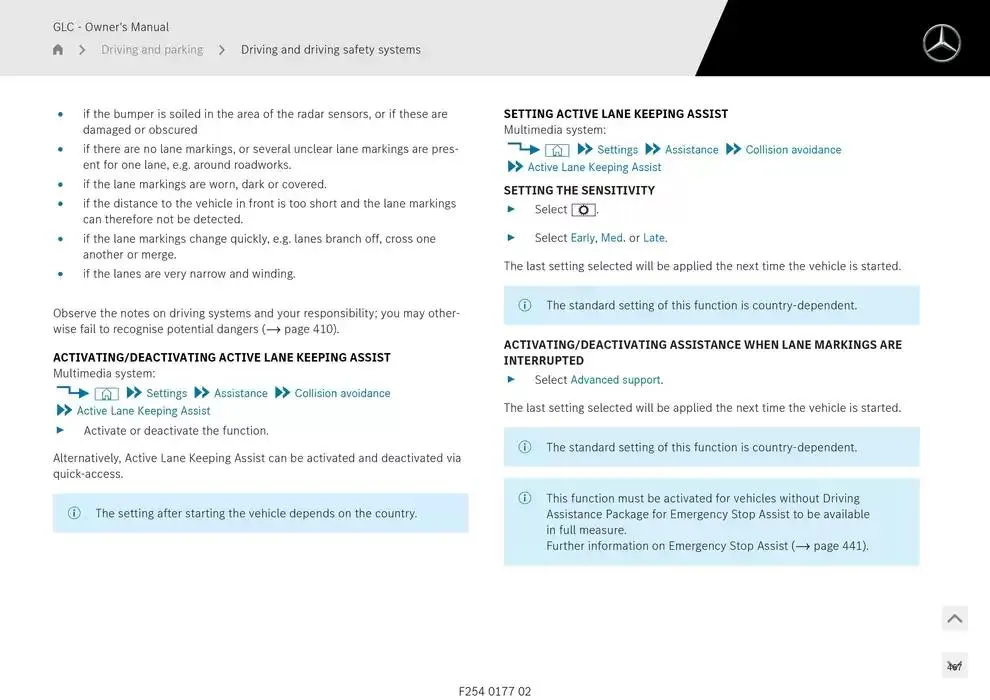 GLC SUV from 14 January to 30 April 2025 - Offers page 467