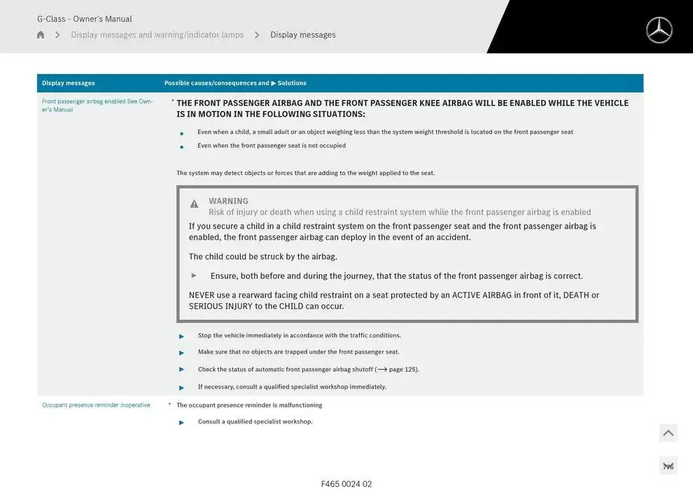 G-Class SUV from 14 January to 30 April 2025 - Offers page 776