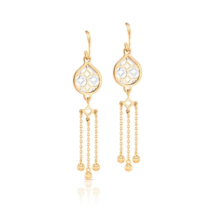 Al Qasr Earrings in 18k Gold