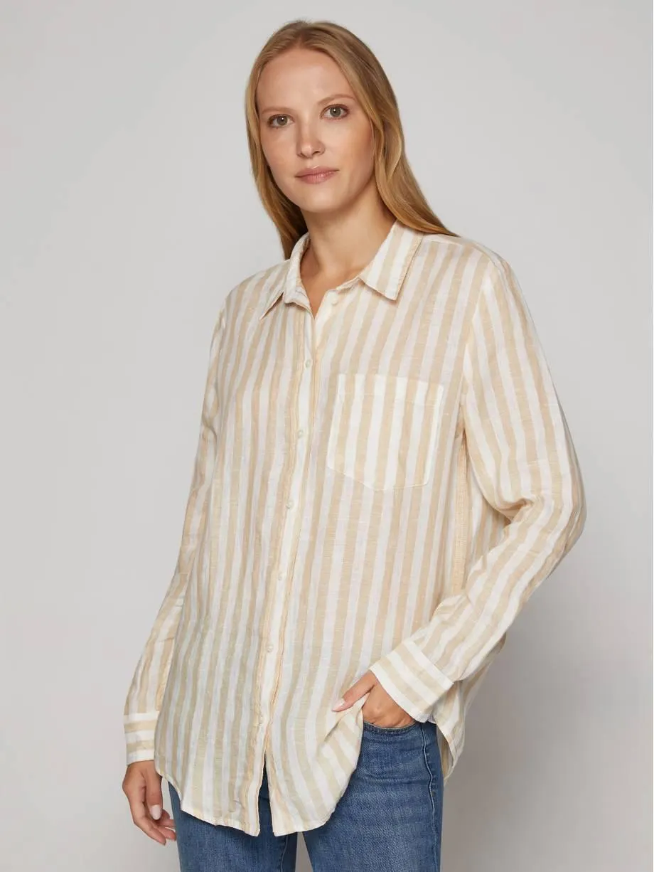Linen Boyfriend Shirt