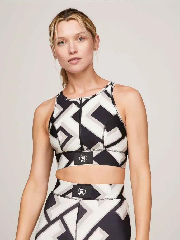 Sport TH Monogram Medium Support Bra