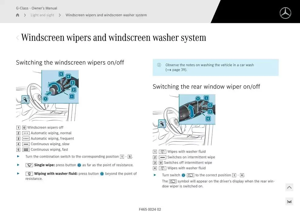 G-Class SUV from 14 January to 30 April 2025 - Offers page 248