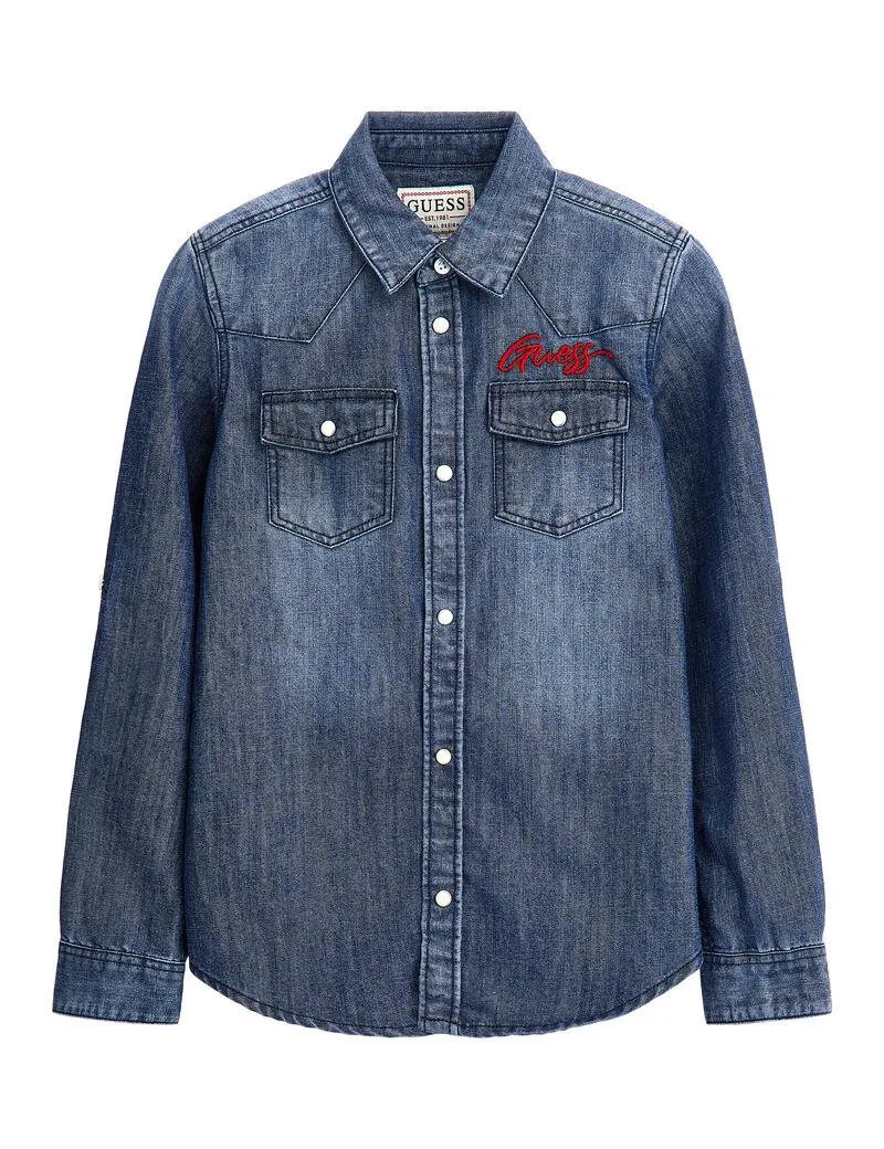 Denim Adj. Long Sleeve Shirt