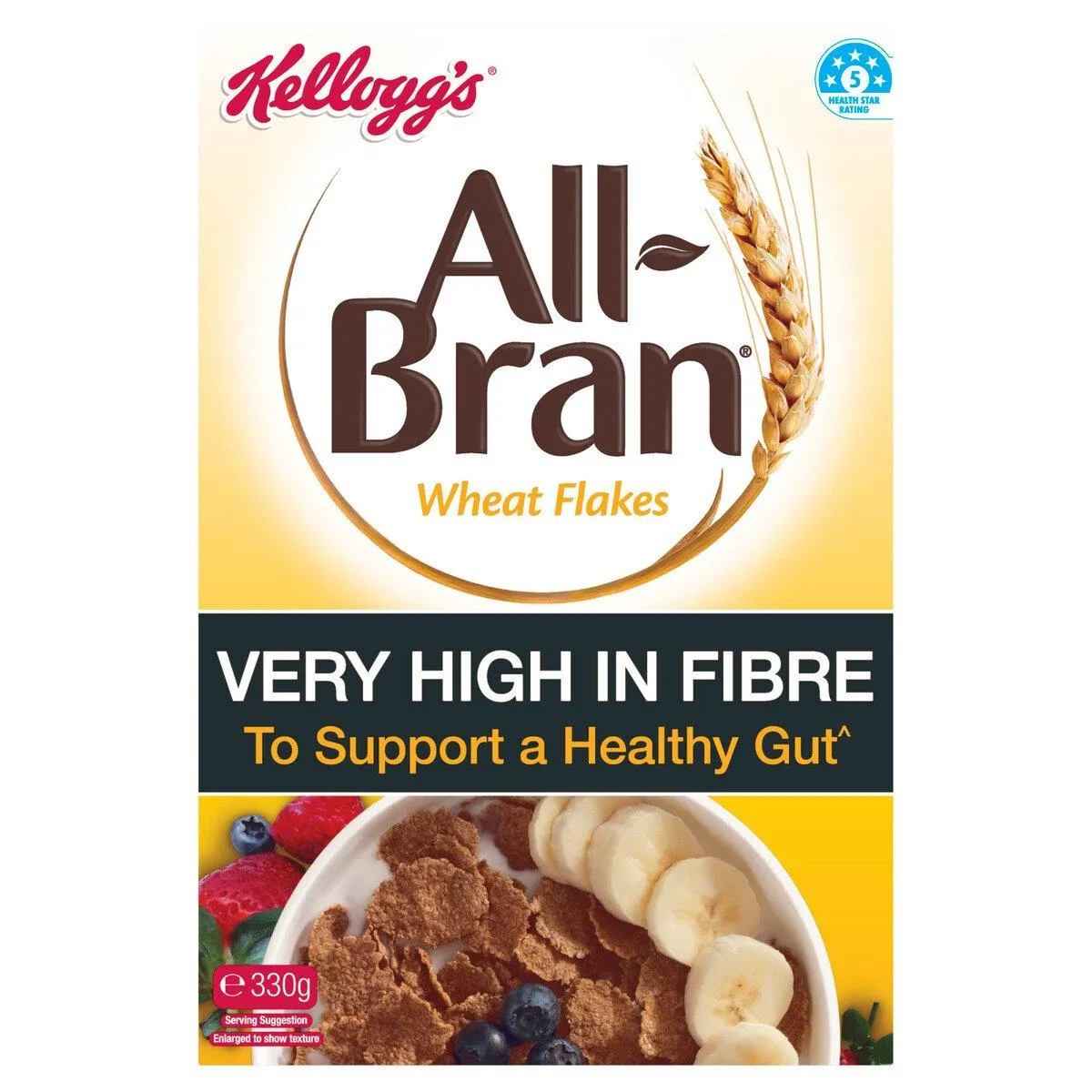 Kellogg's All Bran Wheat Flakes 330 g