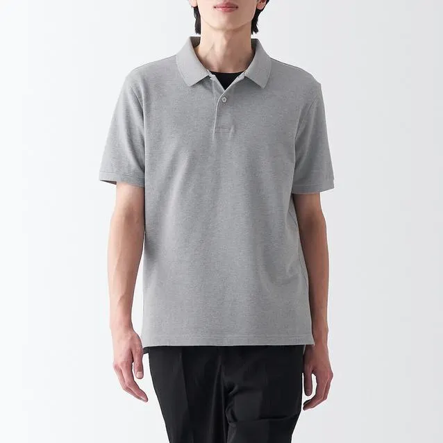 Washed Pique Polo Shirt