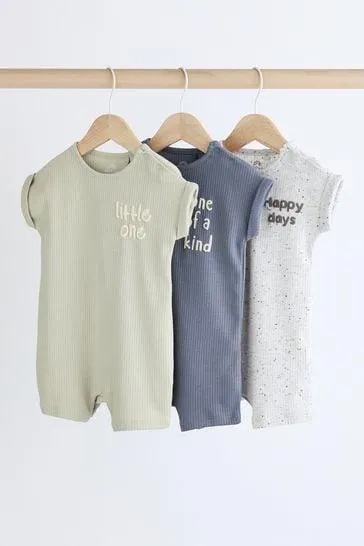 Baby Jersey Rompers 3 Pack