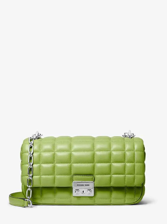 Tribeca Large Quilted Leather Shoulder Bag