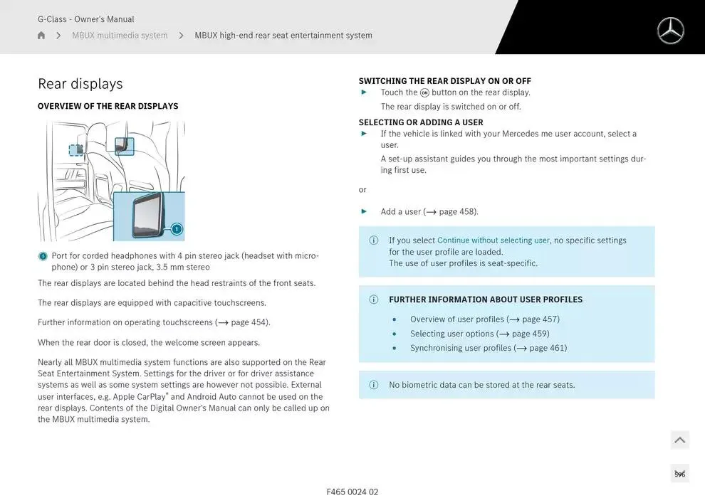 G-Class SUV from 14 January to 30 April 2025 - Offers page 596