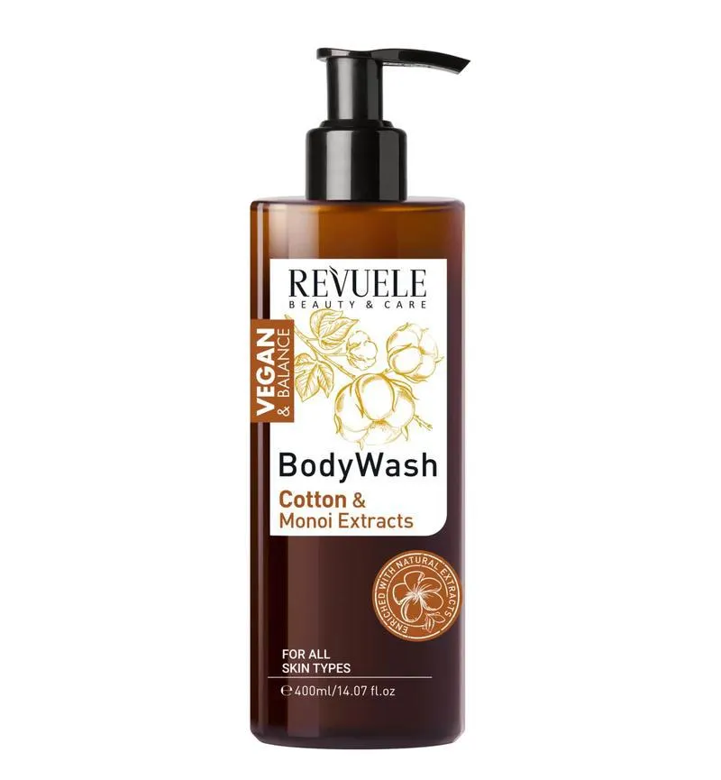REVUELE VEGAN & BALANCE BODY WASH 400ml