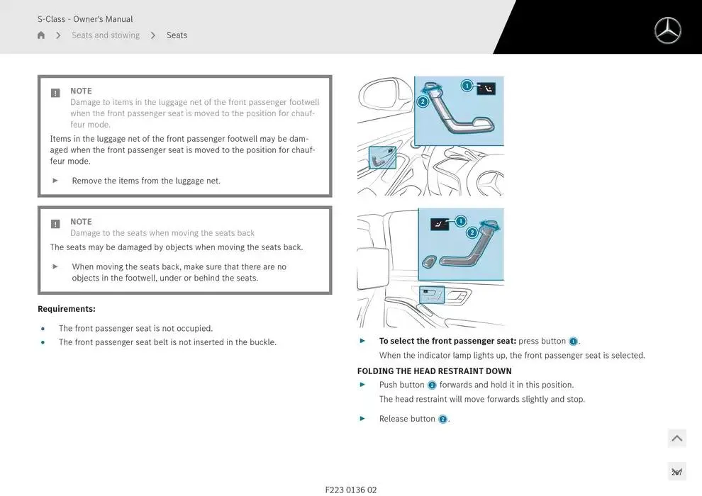 S-Class Saloon Long from 14 January to 30 April 2025 - Offers page 217