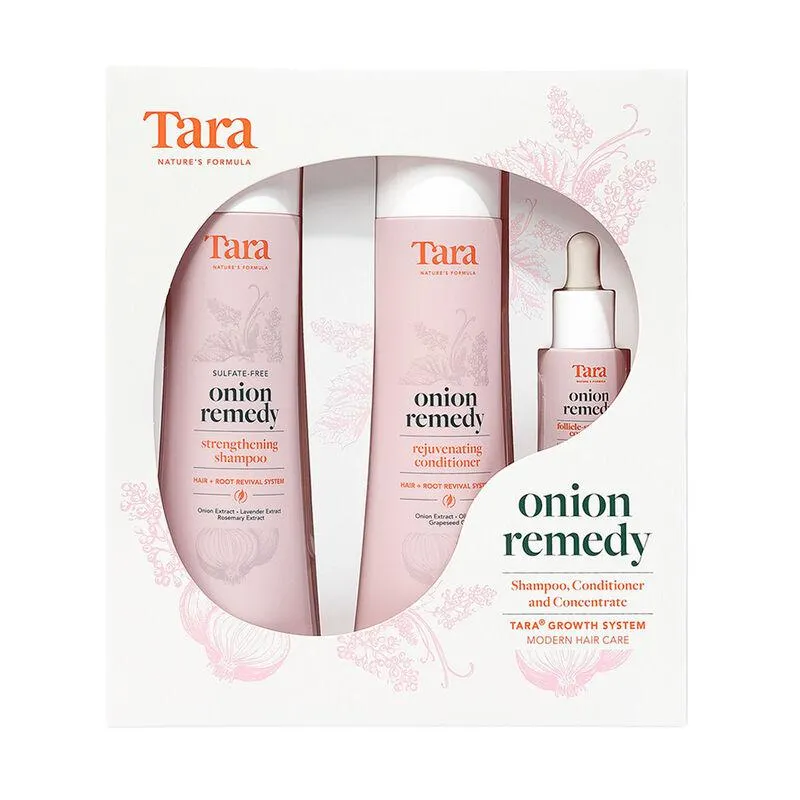 Onion Remedy Hair + Root Revival System Set