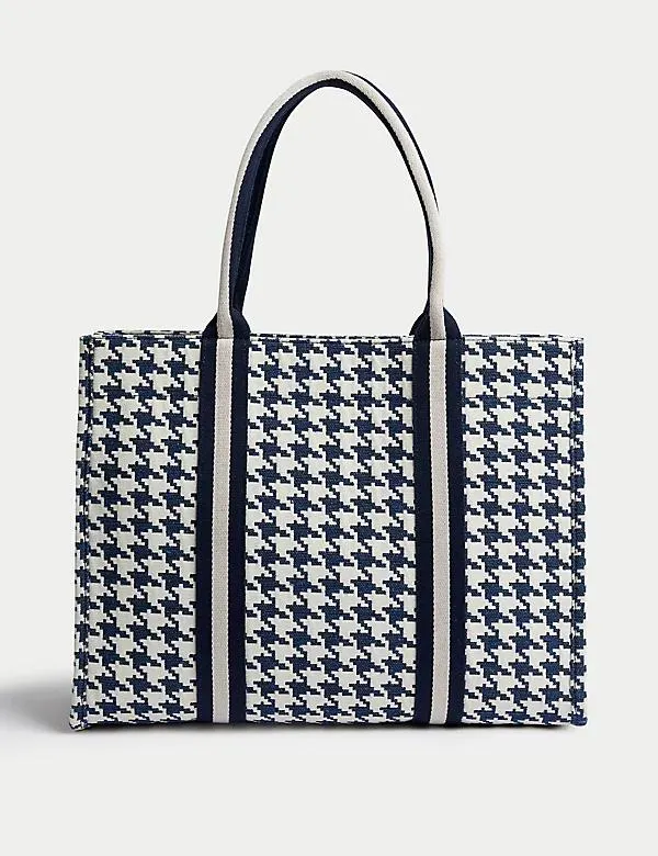 Houndstooth Tote bag