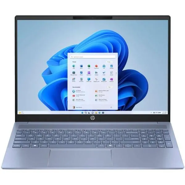 HP Pavilion (2024) Ultrabook – 1st Series / Intel Core Ultra 7-155U / 16inch 2K / 1TB SSD / 32GB RAM / 4GB NVIDIA GeForce MX570 A Graphics / Windows 11 Home / English & Arabic Keyboard / Sky Blue / Middle East Version – [16-AF0010NE]