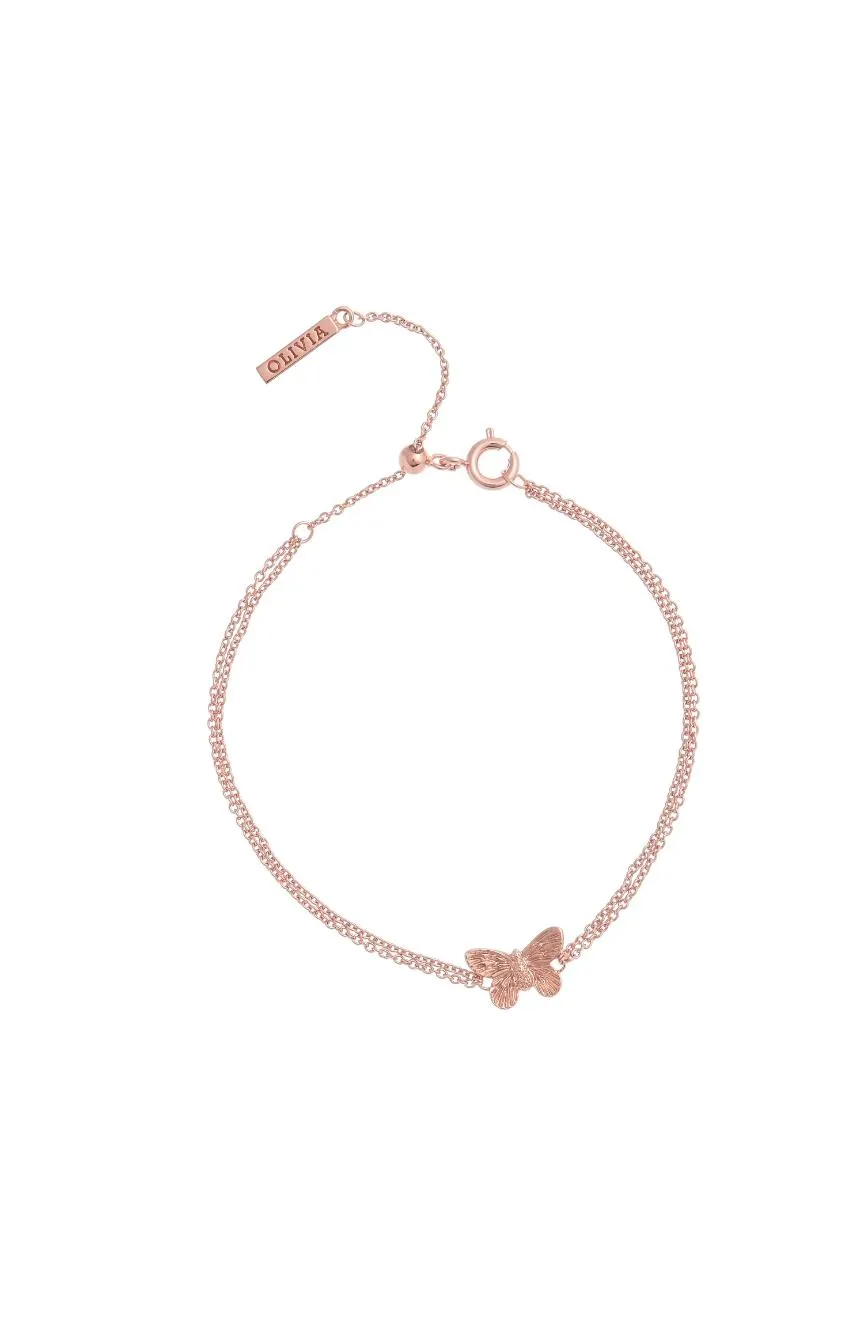 Womens 3D Butterfly Bracelet