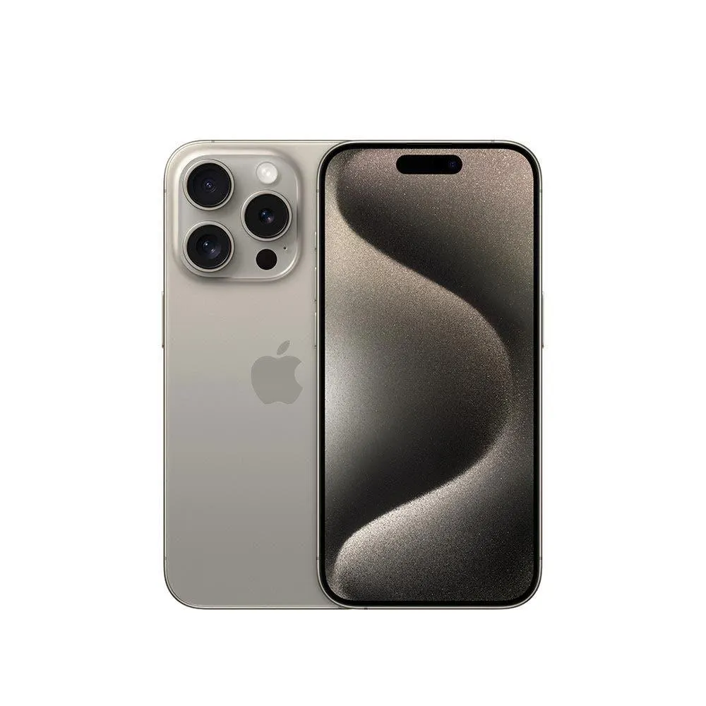 Apple iPhone 15 Pro 5G Smartphone, Natural Titanium, 256 GB
