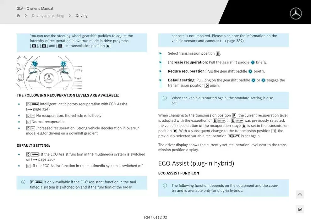 GLA SUV from 14 January to 30 April 2025 - Offers page 324