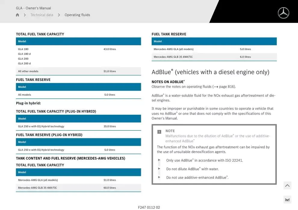 GLA SUV from 14 January to 30 April 2025 - Offers page 822