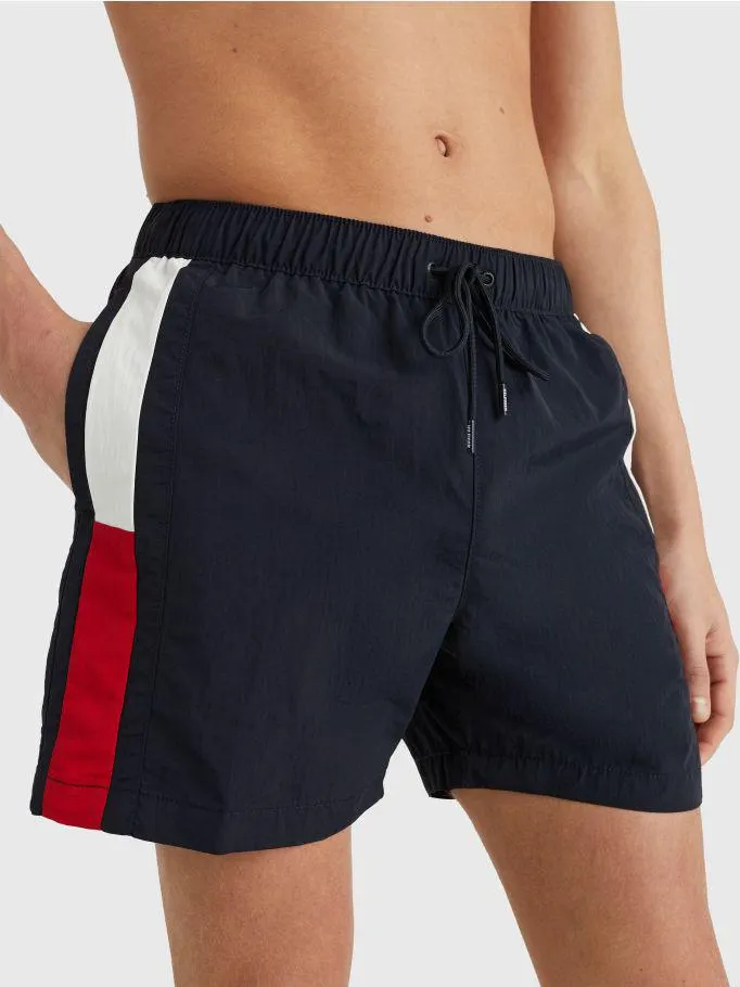 Flag Mid Length Swim Shorts