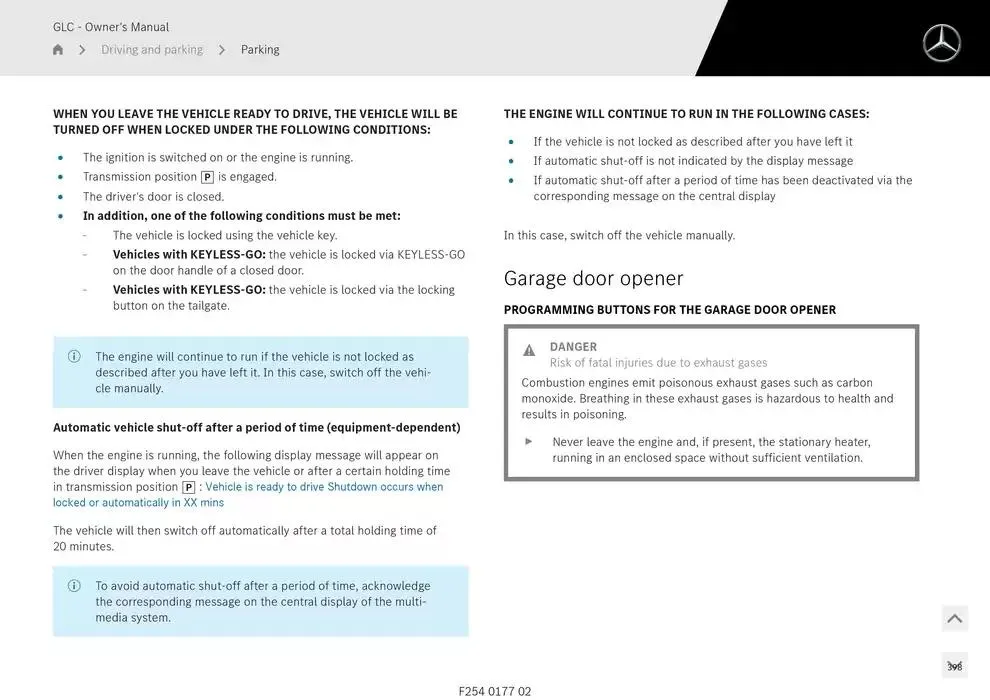GLC SUV from 14 January to 30 April 2025 - Offers page 398