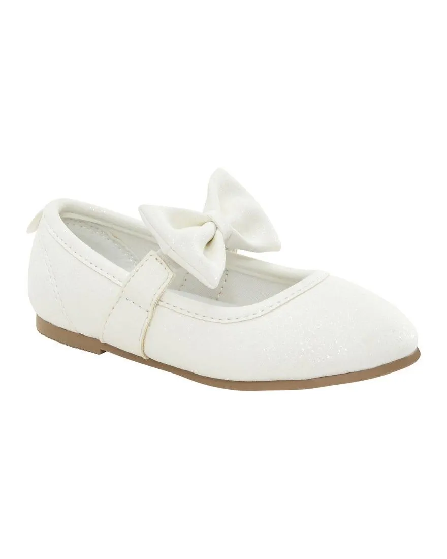 Dress Ballet Flats - White