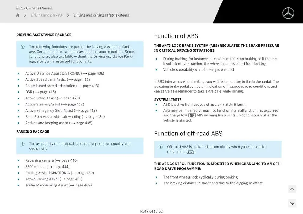 GLA SUV from 14 January to 30 April 2025 - Offers page 391