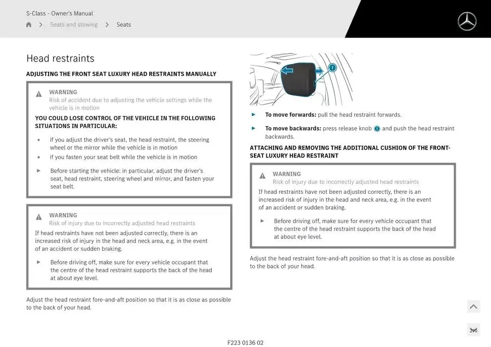 S-Class Saloon Long from 14 January to 30 April 2025 - Offers page 220