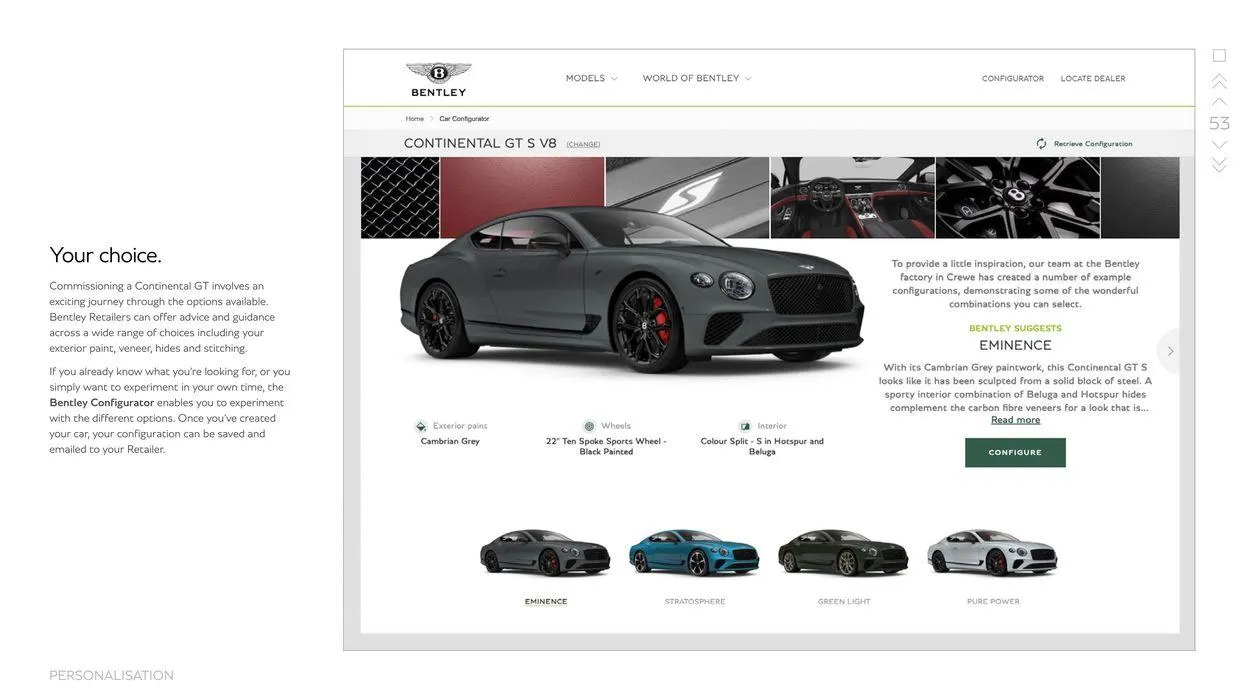 Continental GT Range from 15 March to 15 September 2024 - Offers page 53