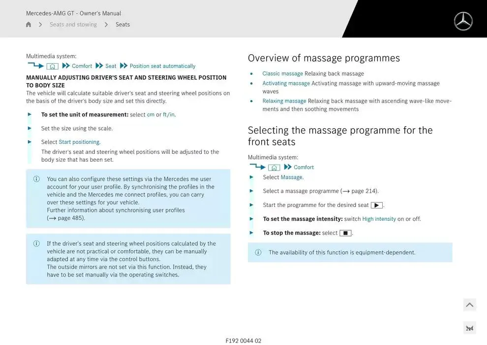 Mercedes-AMG GT Coupé from 14 January to 30 April 2025 - Offers page 214