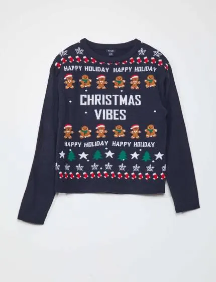 'Christmas vibes' Christmas jumper