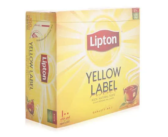 Lipton Yellow Label Black Tea - 100 Tea Bags