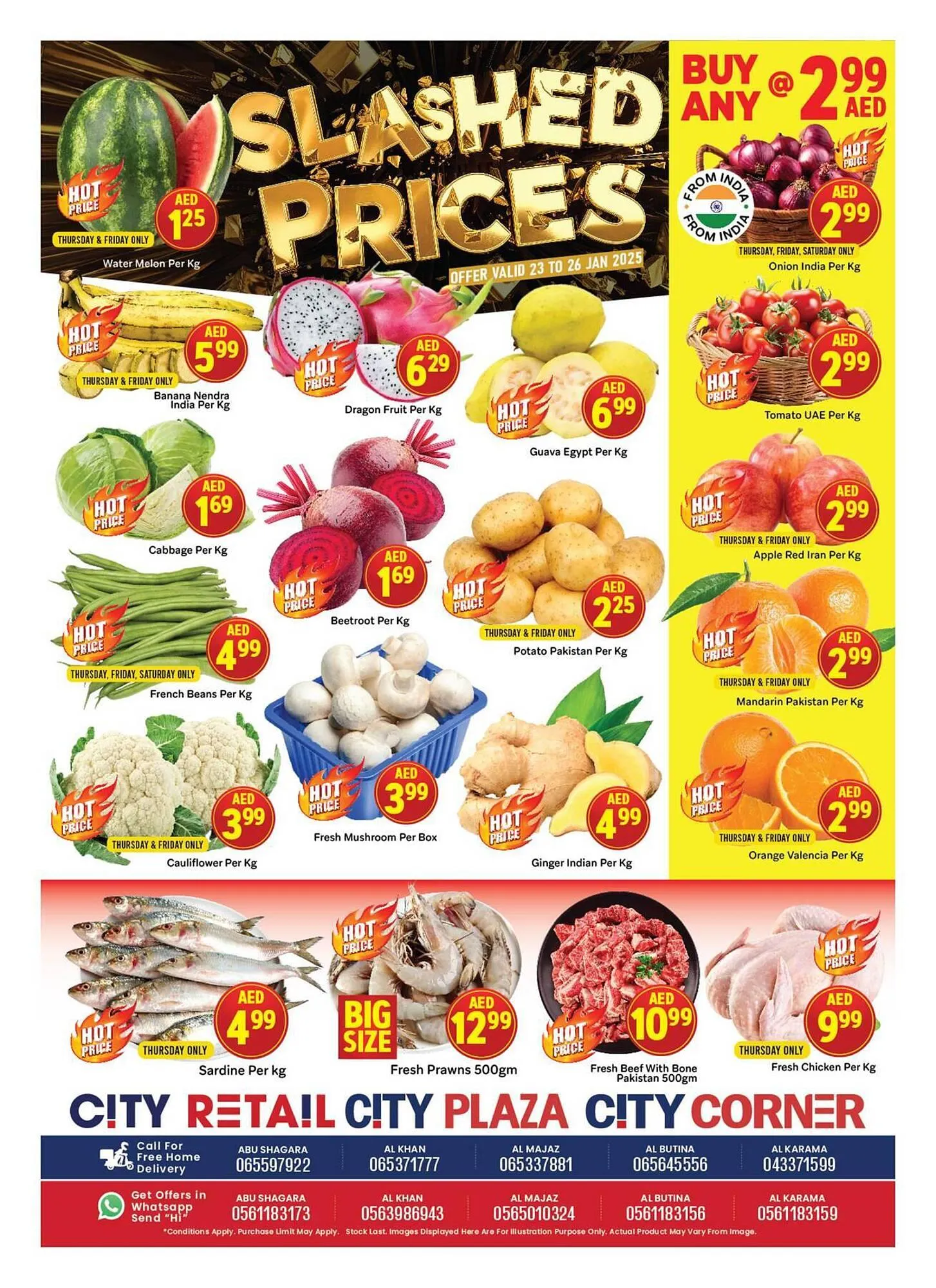 City Retail Supermarket catalogue from 23 January to 26 January 2025 - Offers page 1