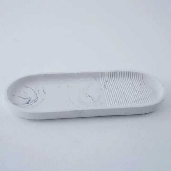 lewis bath tray 27.3x11.2x2.1cm-white