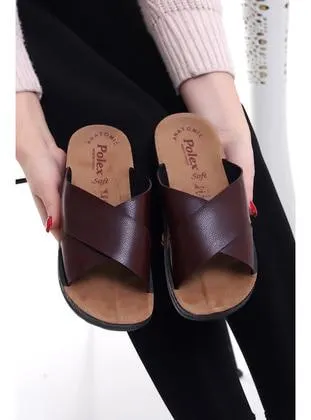 Wordex - 100gr - Burgundy - Flat Slippers - Slippers - Wordex