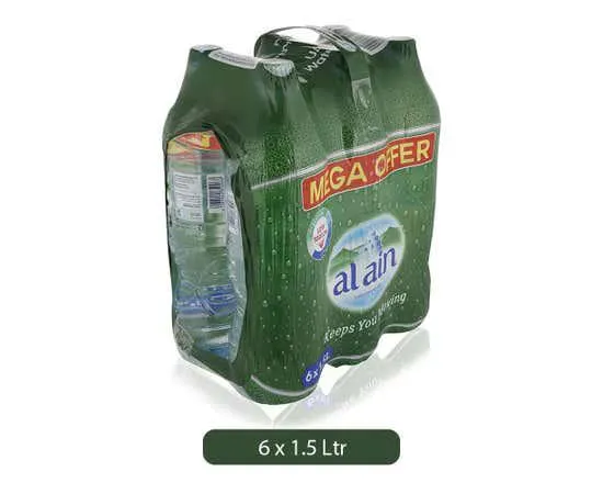 Al Ain Natural Drinking Water - 6 x 1.5 L