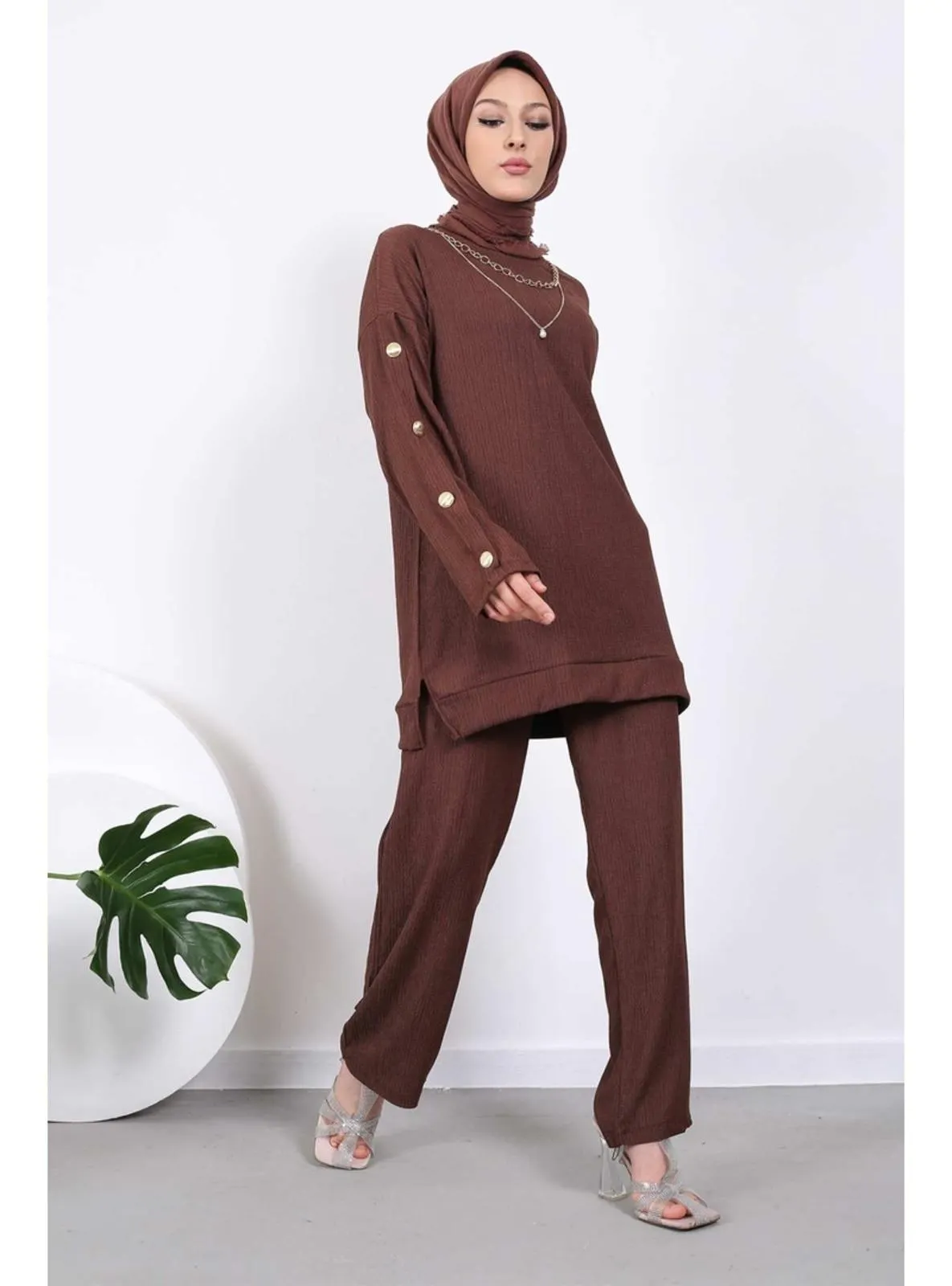 Milky Brown - Unlined - Suit