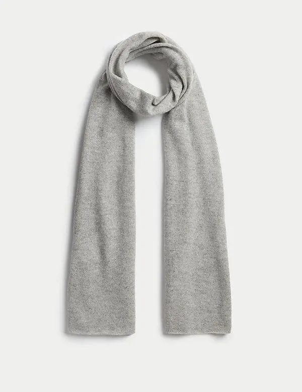 Pure Cashmere Striped Scarf